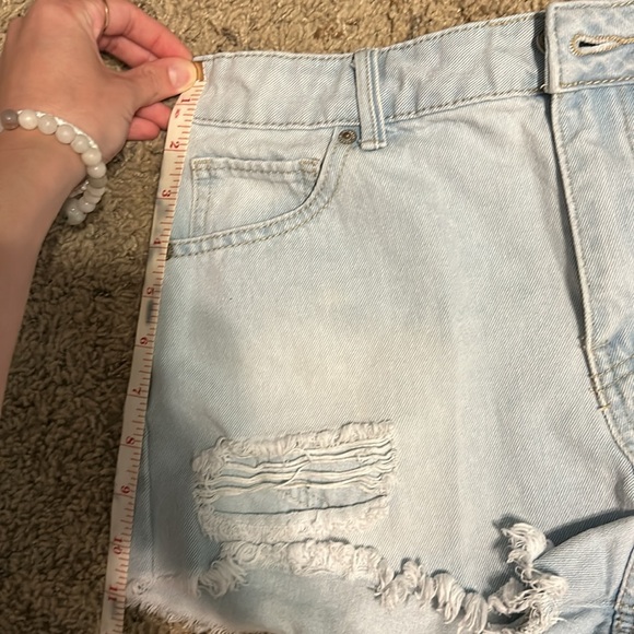 Rewash Brand Ripped Jean Shorts - Picture 7 of 8